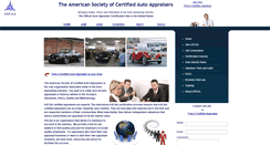 Desktop Screenshot of certifiedautoappraisers.com