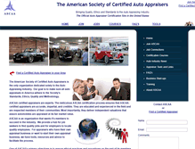 Tablet Screenshot of certifiedautoappraisers.com